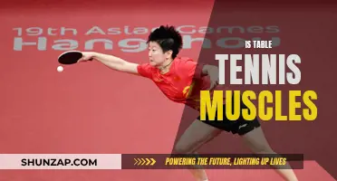 Table Tennis: Building Muscle Memory and Strength