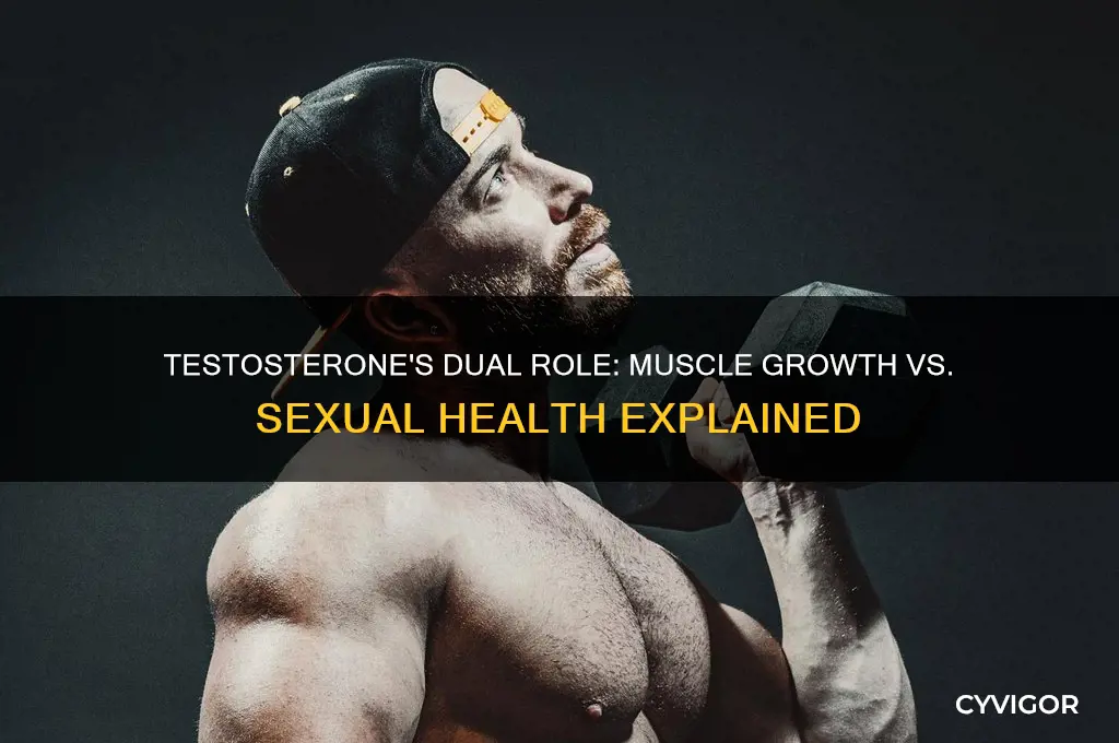 is testosterone mainly for muscle gain or sex drive