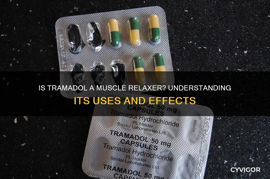 is the drug tramadol a muscle relaxer
