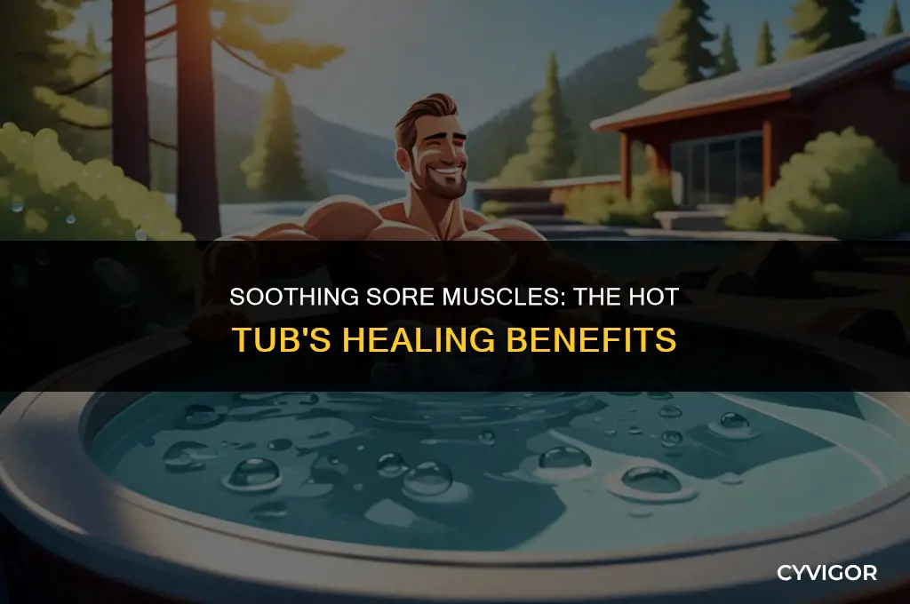 is the hot tub good for sore muscles