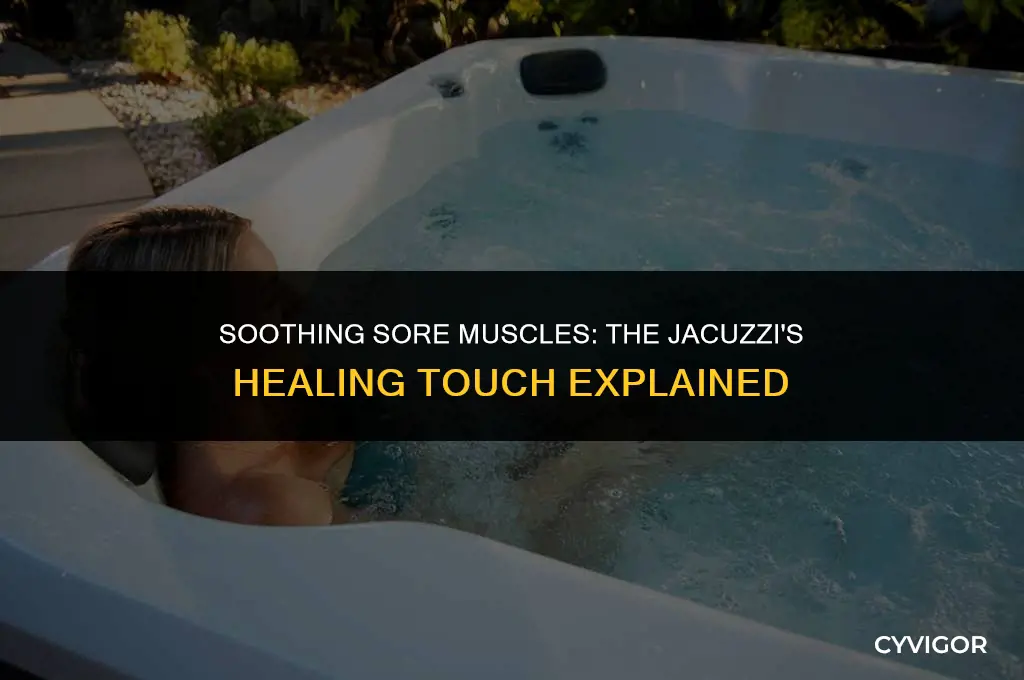 is the jacuzzi good for sore muscles