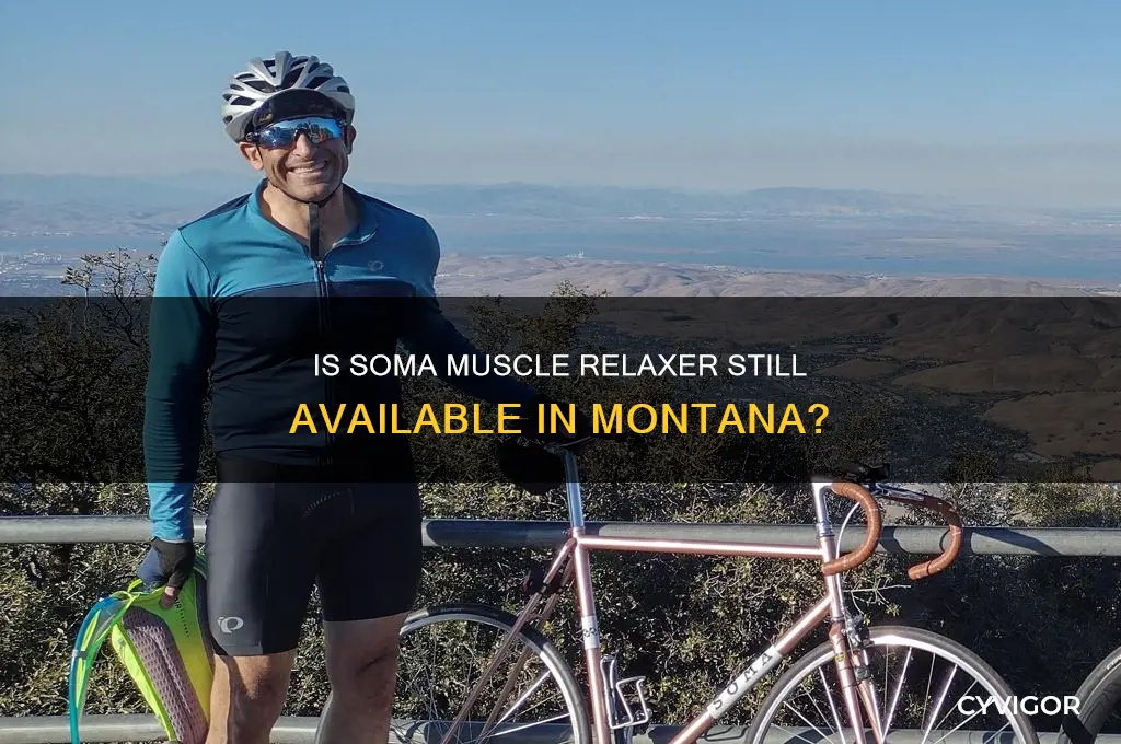 is the muscle relaxer soma still available in montana