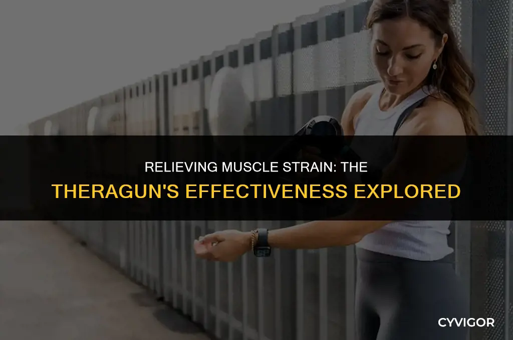is theragun good for muscle strain