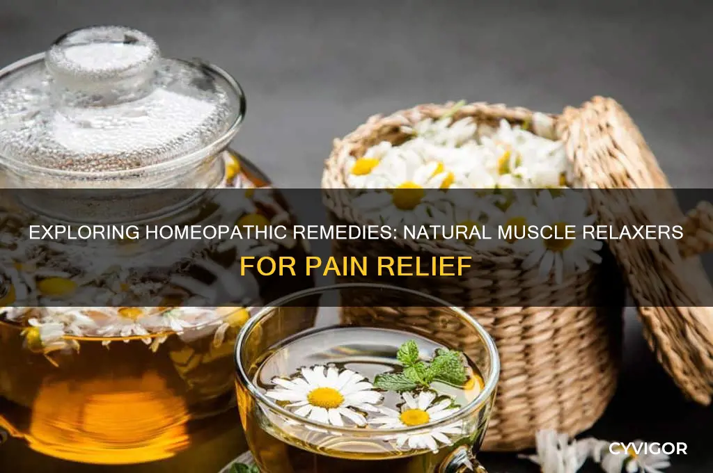 is there a homeopathic muscle relaxer