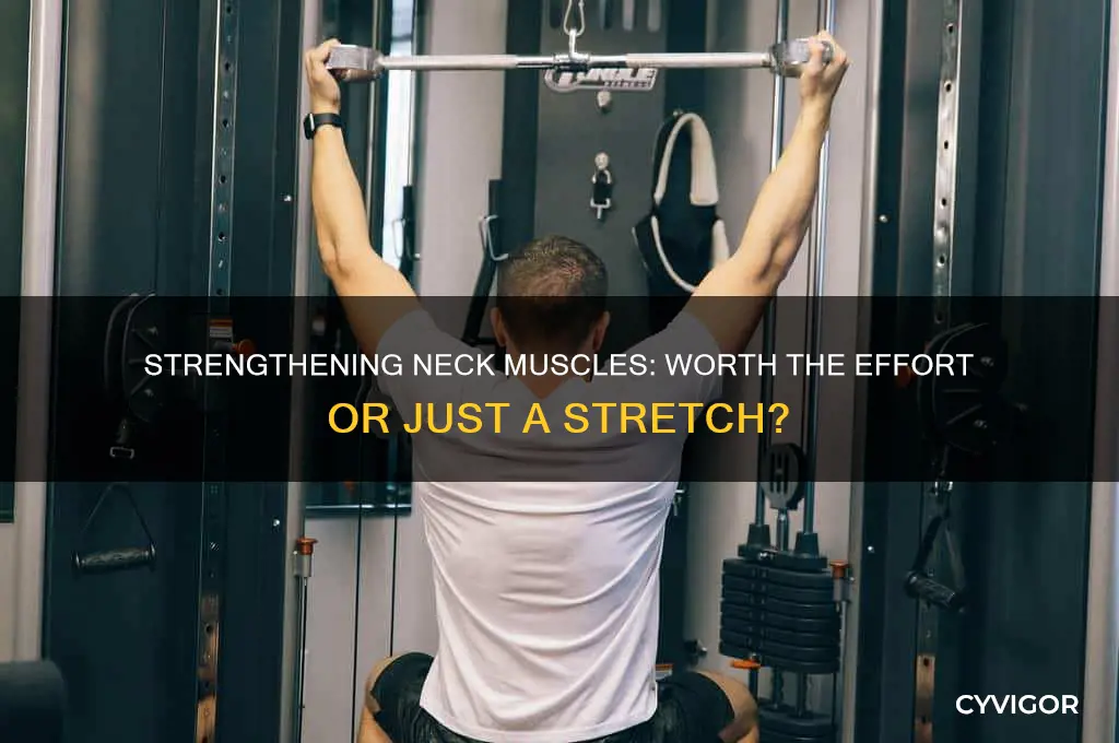 is there a point working neck muscle
