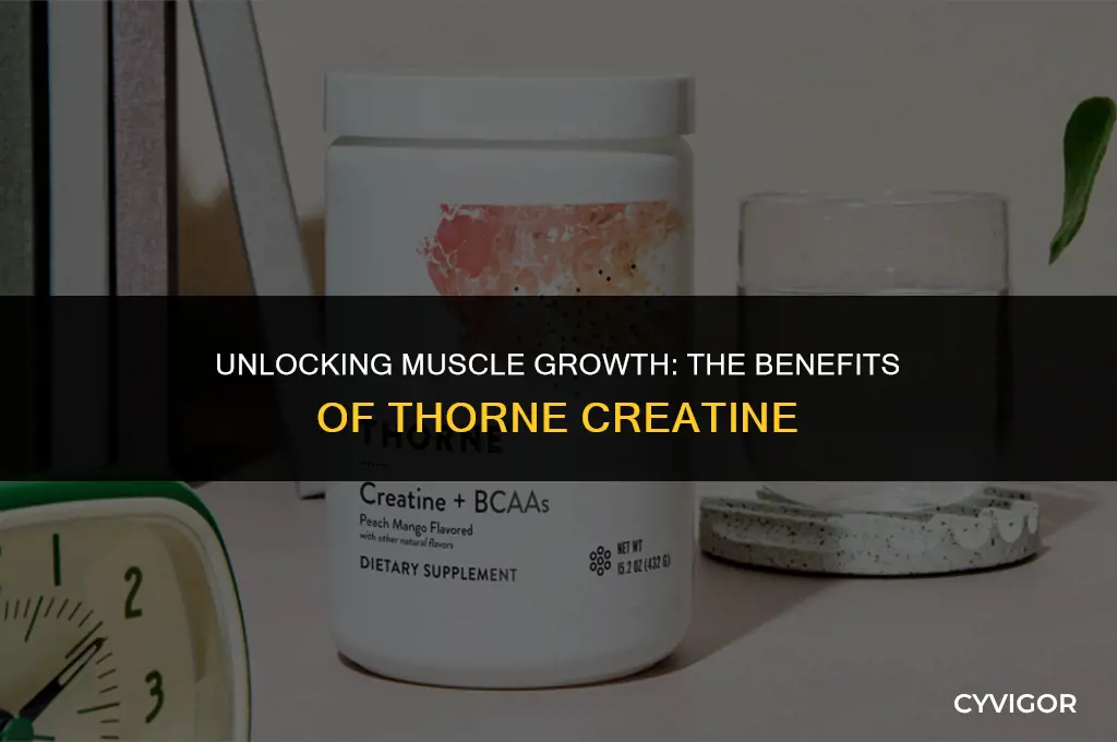 is thorne creatine good for muscle growth