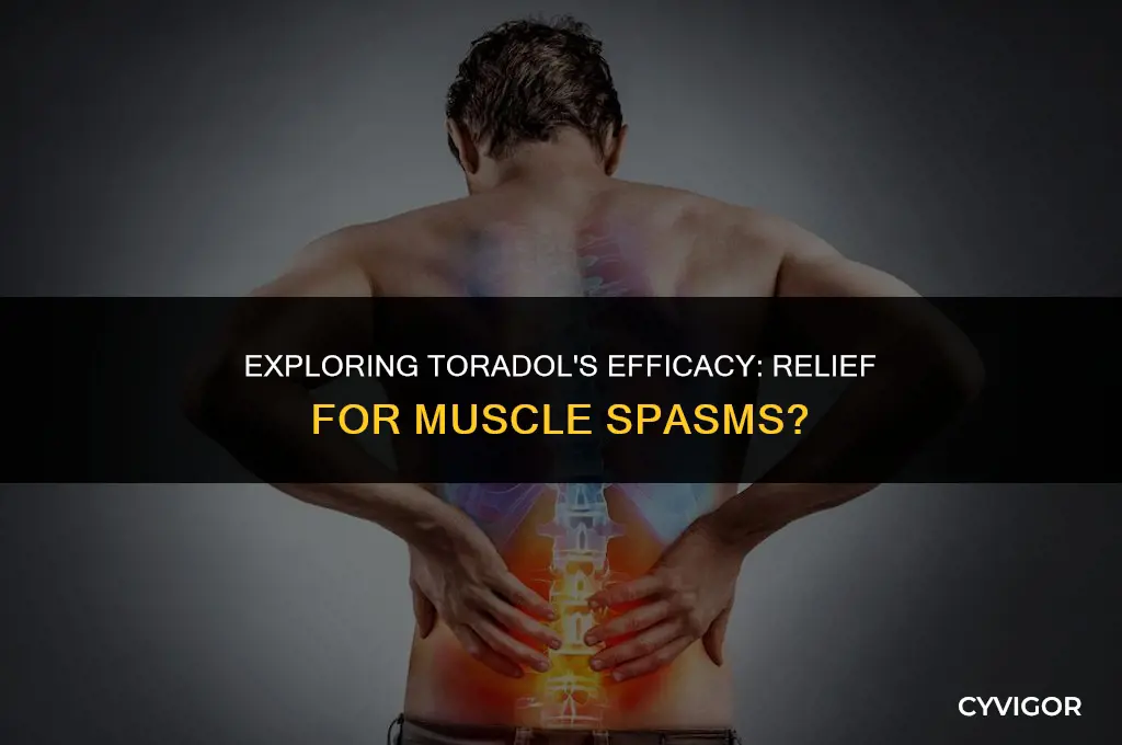 is toradol good for muscle spasms