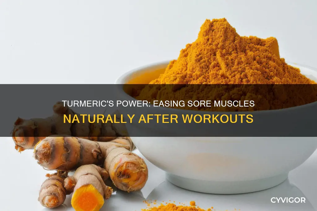 is turmeric good for sore muscles