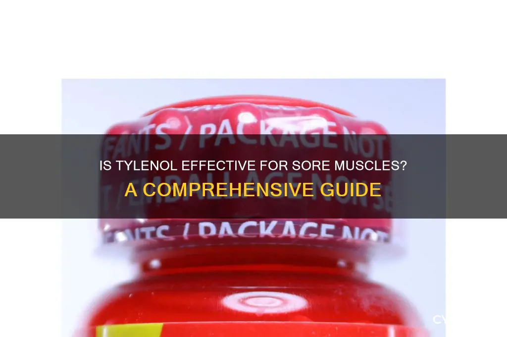 is tylenol good for sore muscles