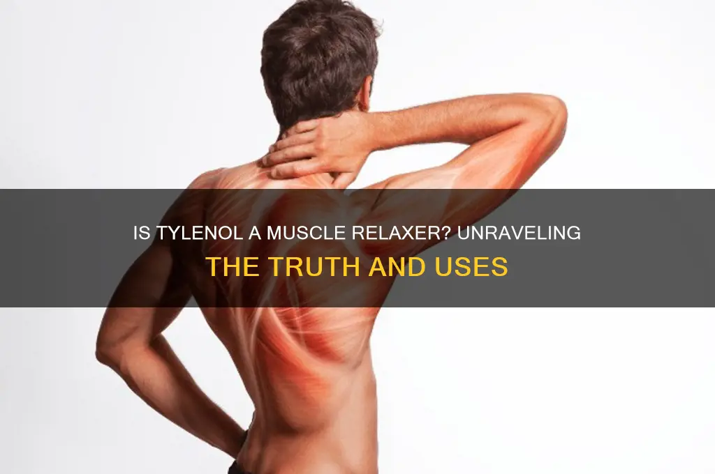 is tylonola muscle relaxer