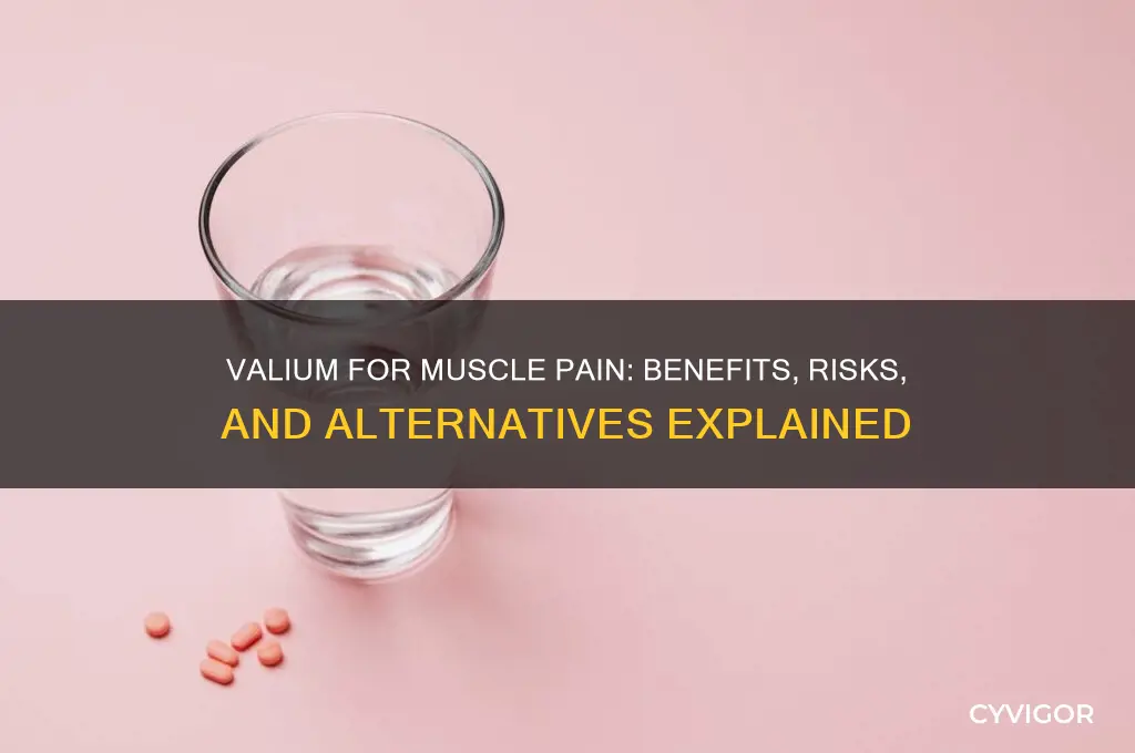 is valium good for muscle pain