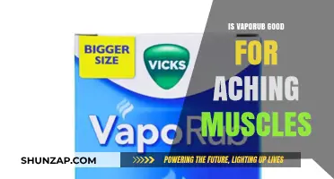 Relief in a Rub: Vaporub's Efficacy for Aching Muscles Explored