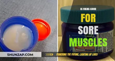 Relieving Sore Muscles: The Benefits and Uses of Vicks