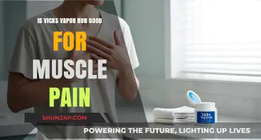 Vicks Vapor Rub for Muscle Pain: Effective Relief or Myth?
