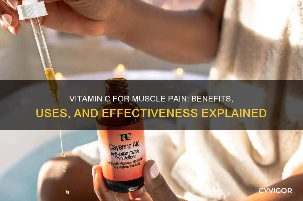 is vitamin c good for muscle pain