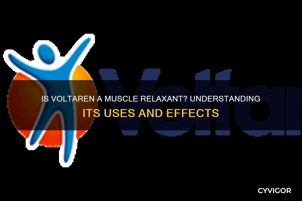 is voltaren a muscle relaxant
