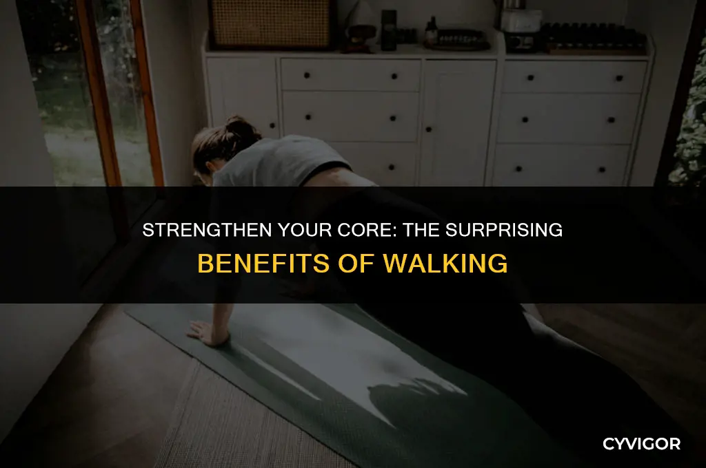 is walking good for core muscles