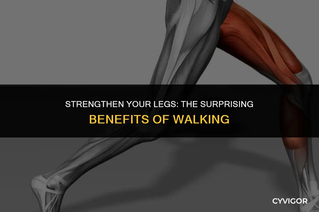is walking good for leg muscles