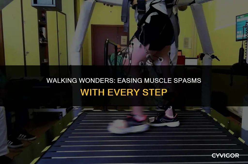 is walking good for muscle spasms