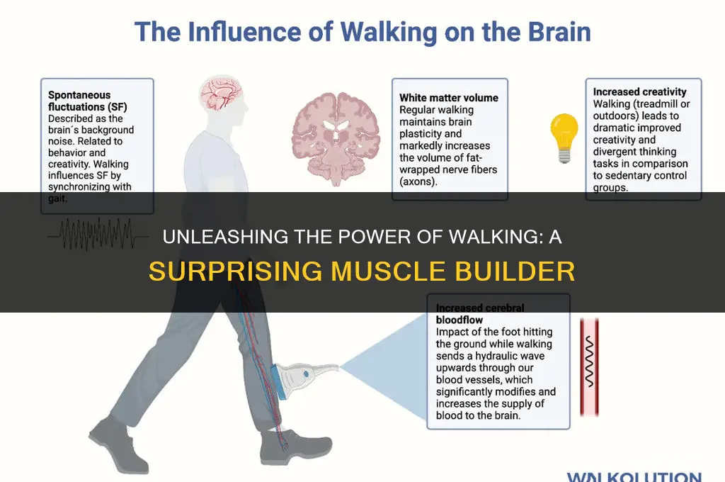 is walking good for muscle