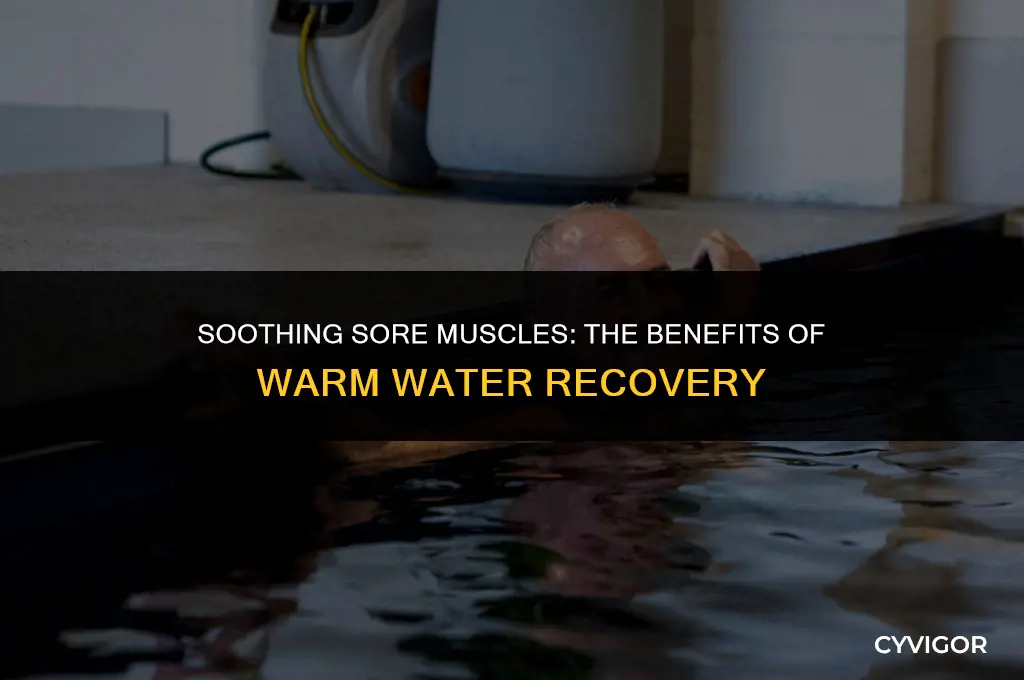 is warm water good for muscle recovery