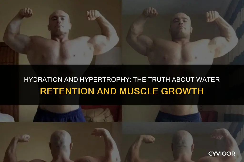 is water retention good for muscle growth