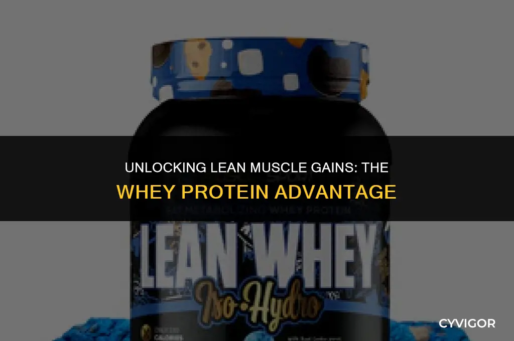is whey protein good for lean muscle