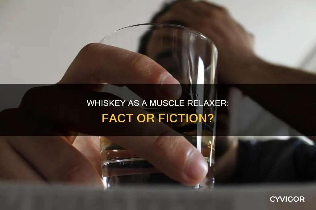 is whiskey a muscle relaxer