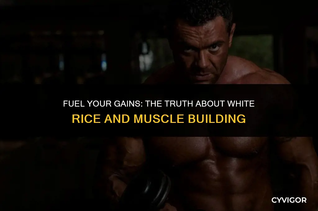 is white rice good for muscle