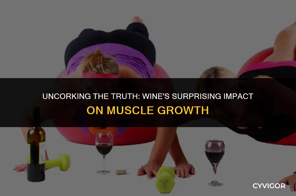 is wine good for muscle growth
