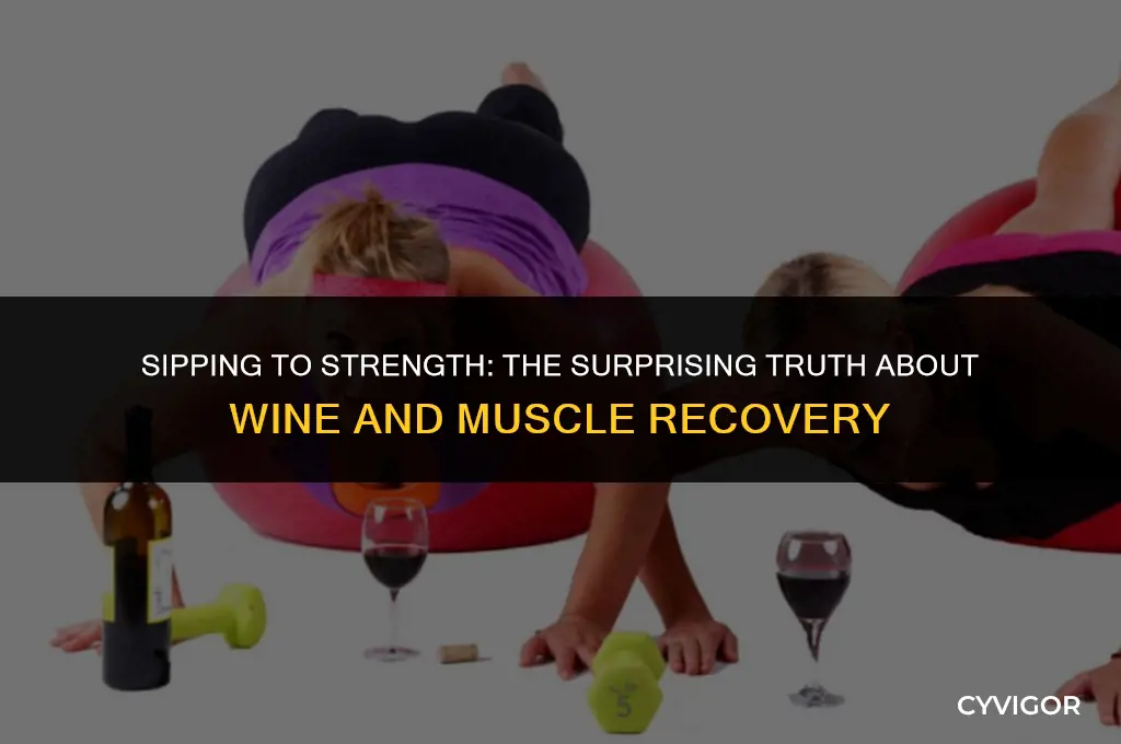 is wine good for muscle recovery