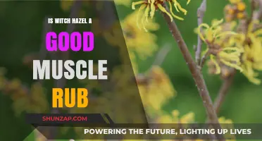 Exploring Witch Hazel's Potential as a Muscle Rub: Benefits and Uses
