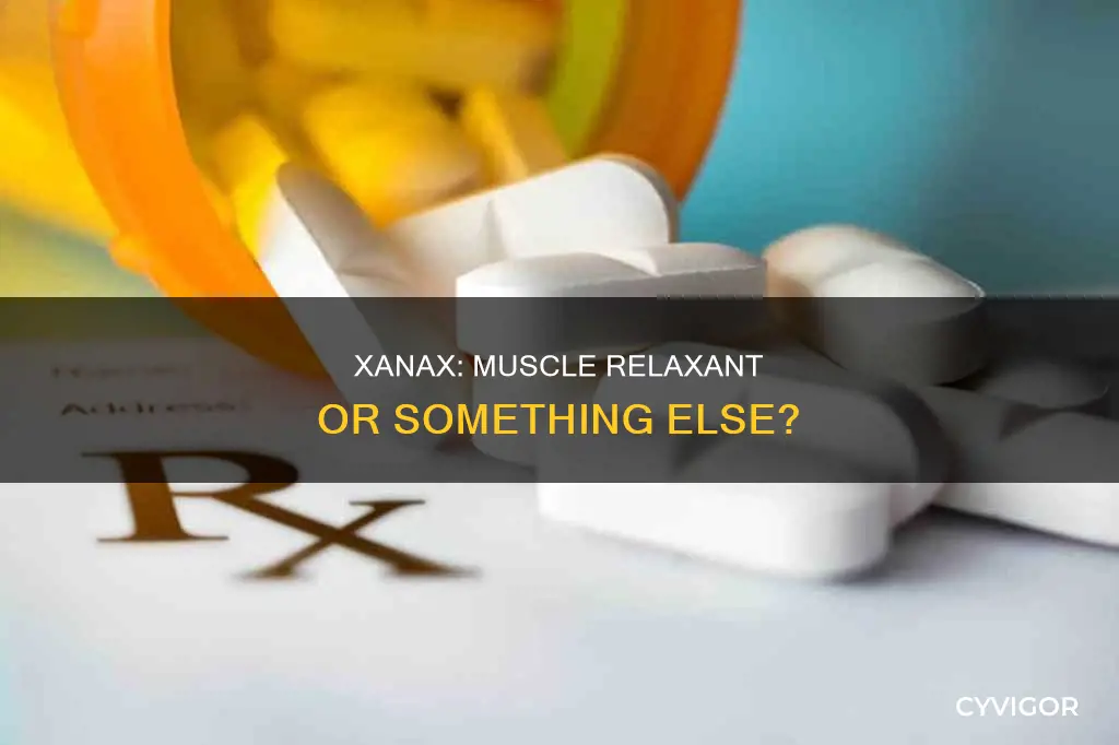 is xanax a muscle