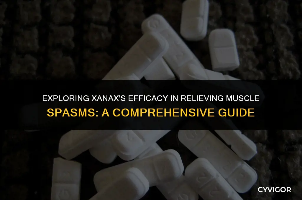 is xanax good for muscle spasms