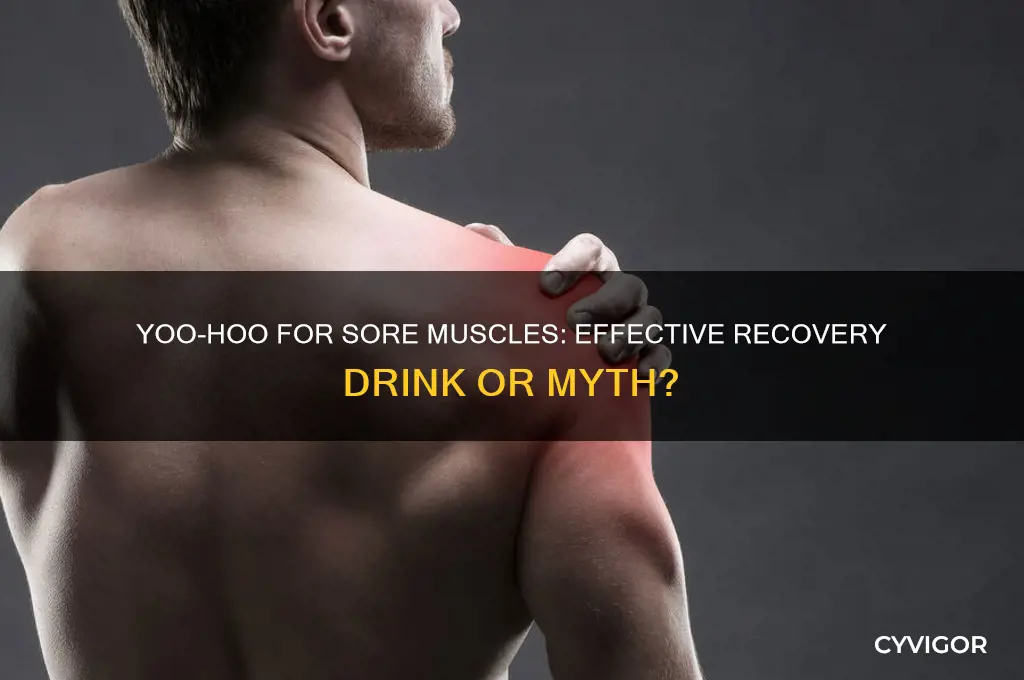 is yoo-hoo good for sore muscles