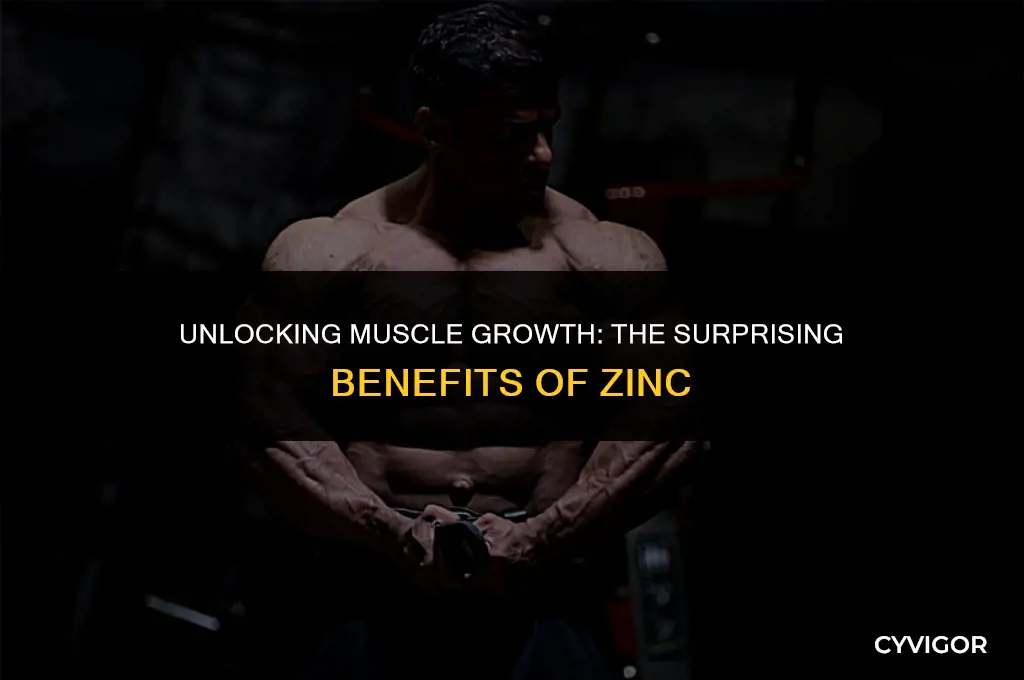 is zinc good for muscle growth