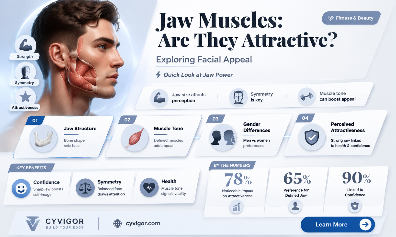 are jaw muscles attractive