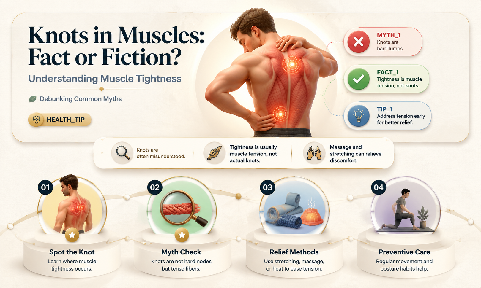 are knots in muscles real