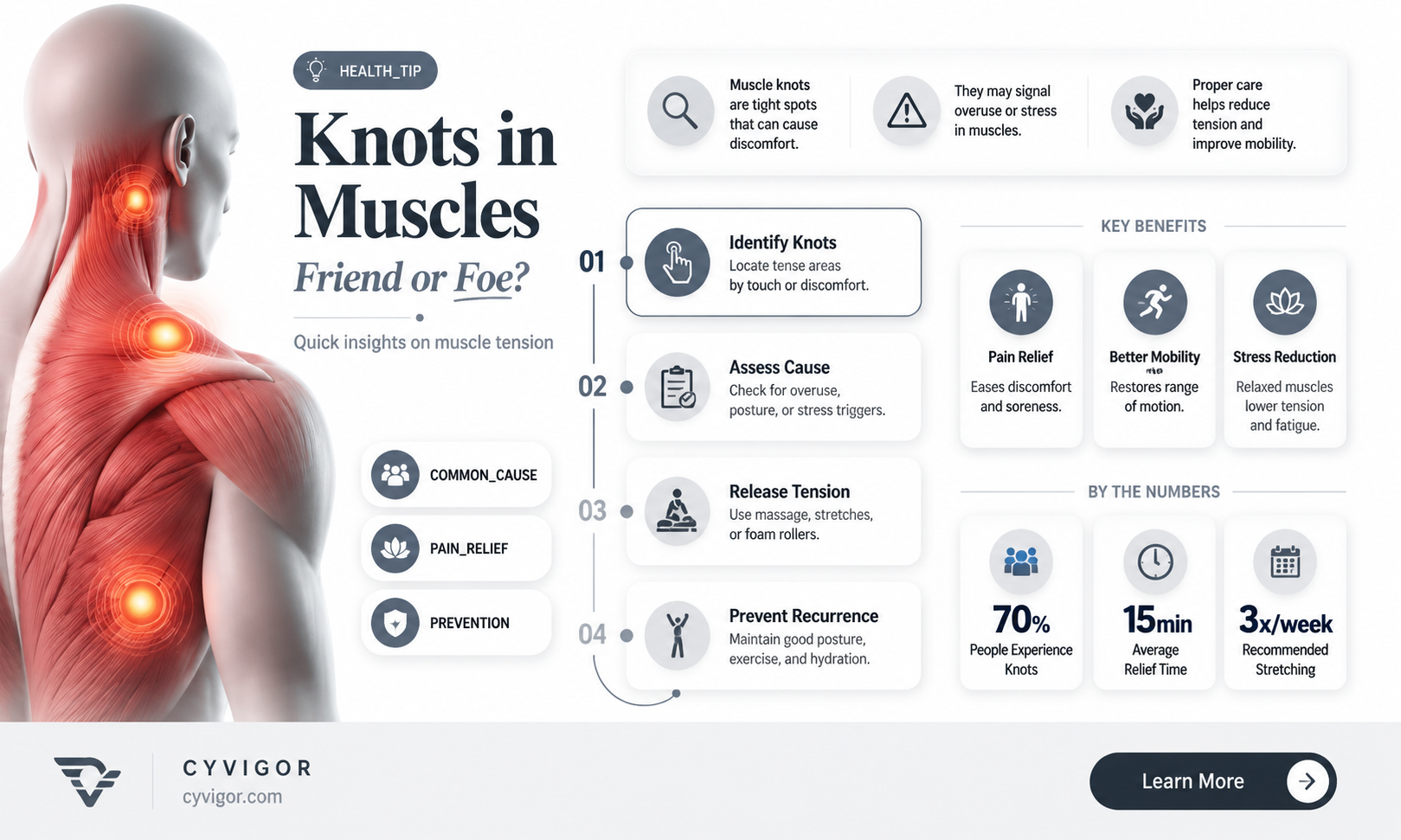 are knots in muscles bad
