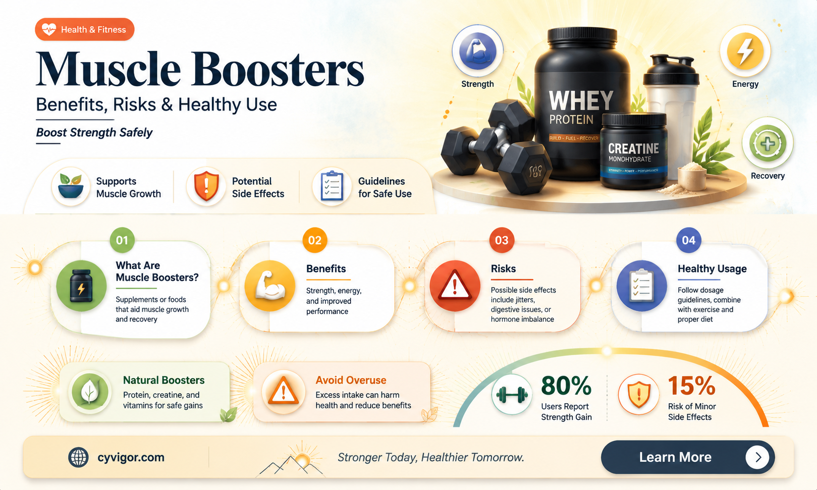 are muscle boosters good for you