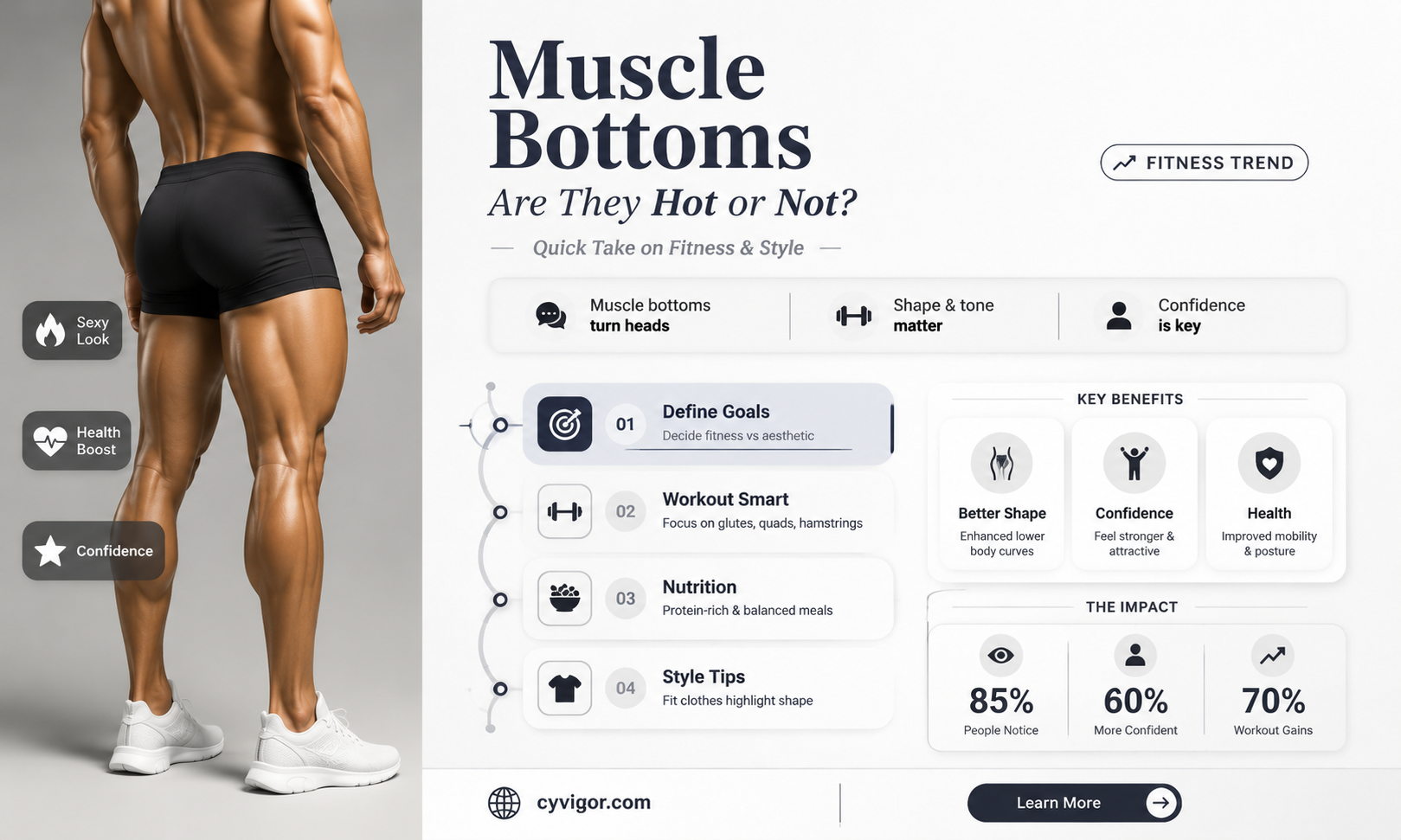 are muscle bottoms attractive