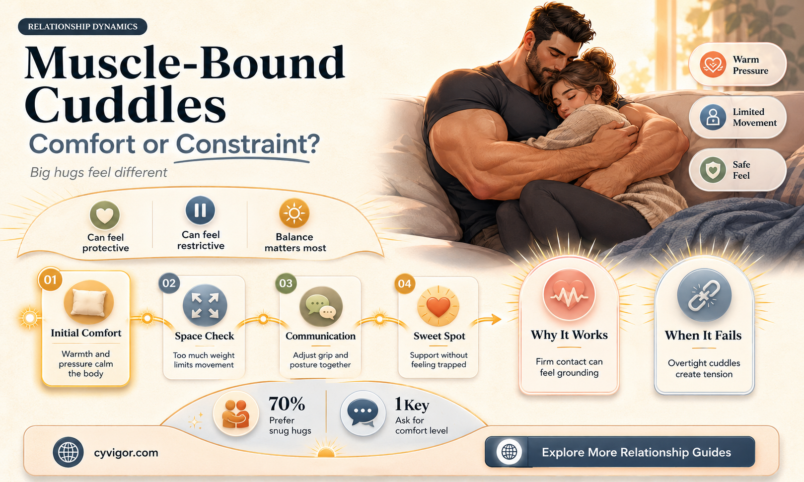 are muscle worse for cuddles