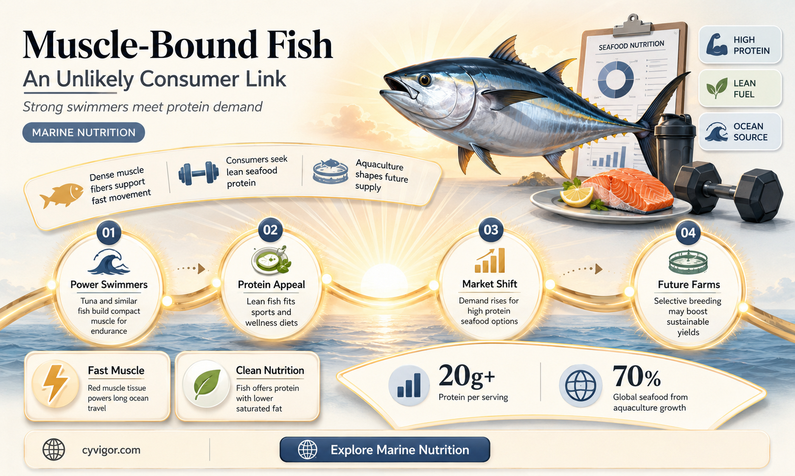 are muscles fish consumers