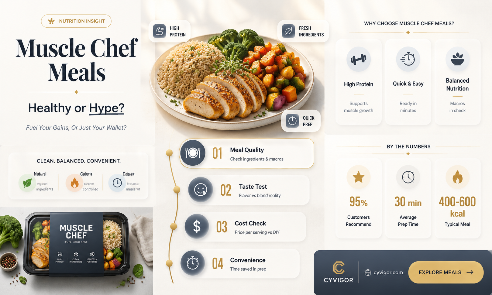 are muscle chef meals healthy