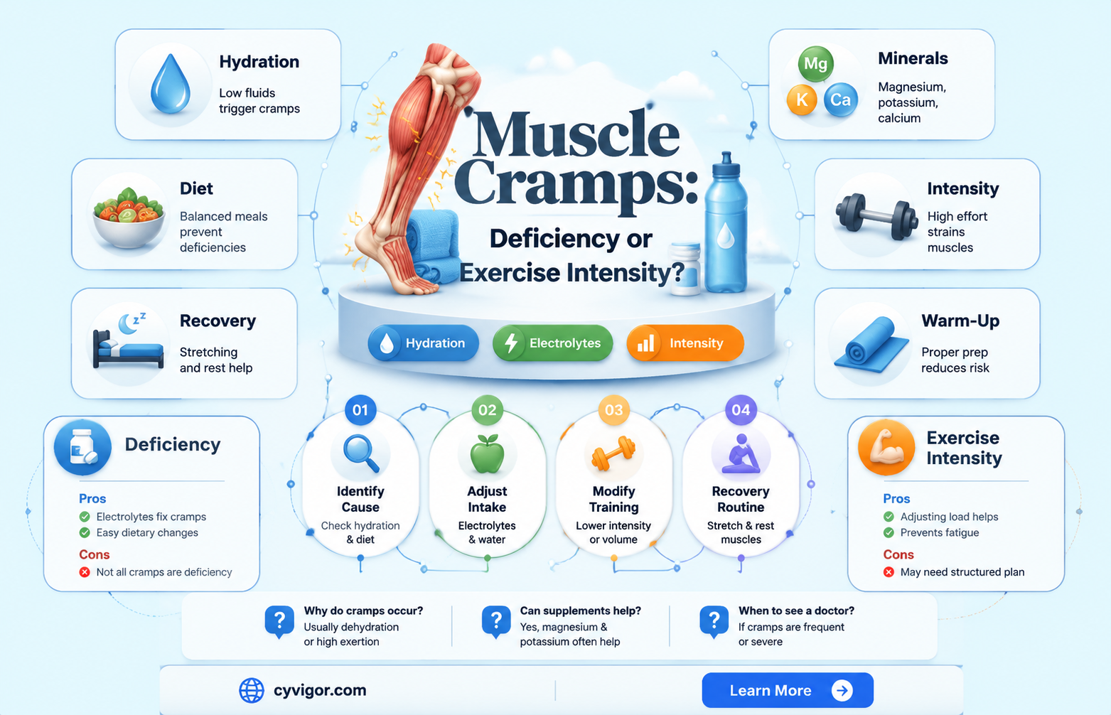 are exercise associated muscle cramps caused by a deficiency