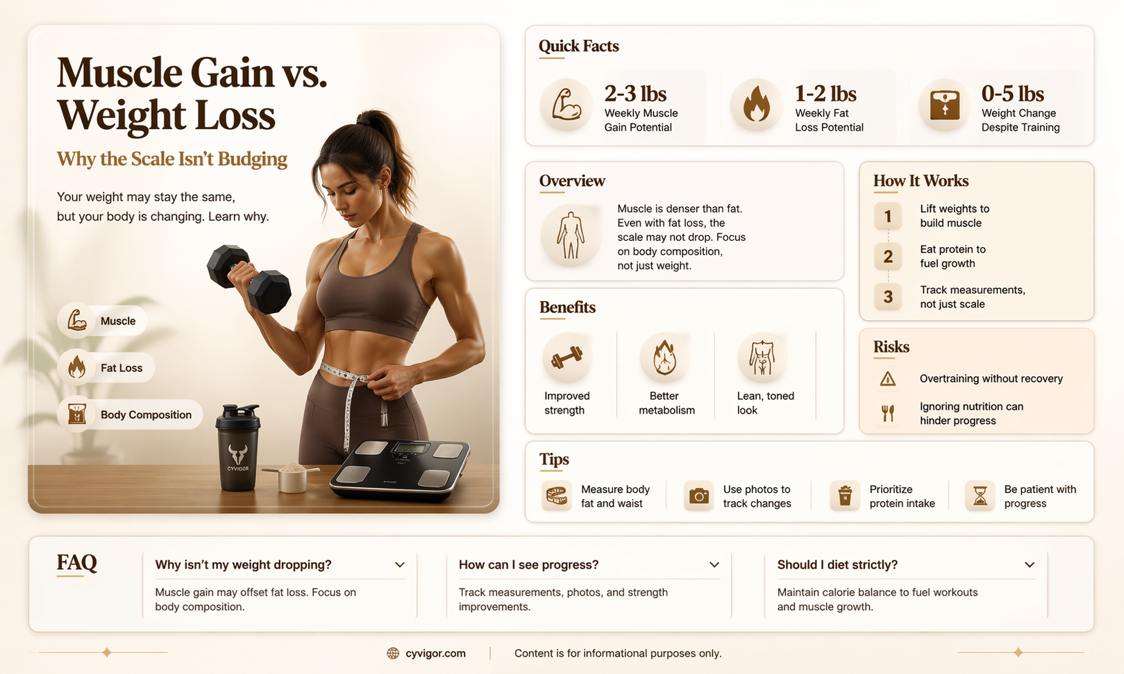 am i not losing weight because i am gaining muscle