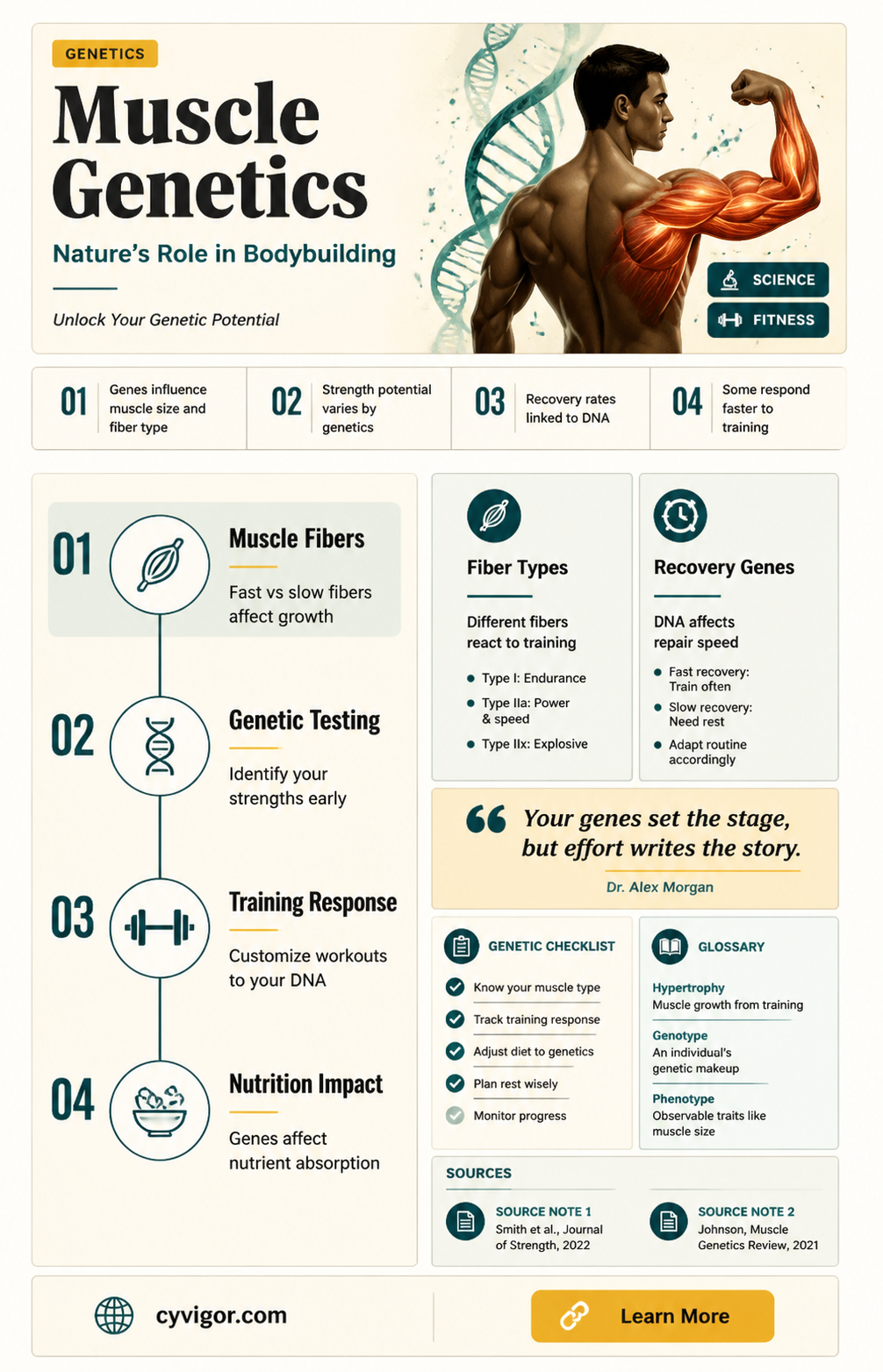 are big muscles genetic