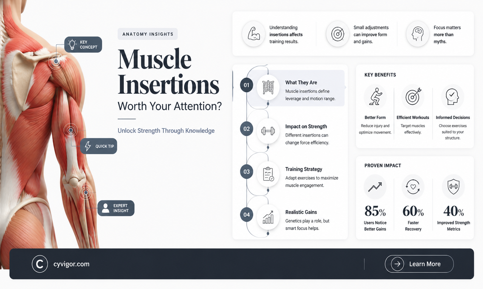 are muscle insertions actaully important