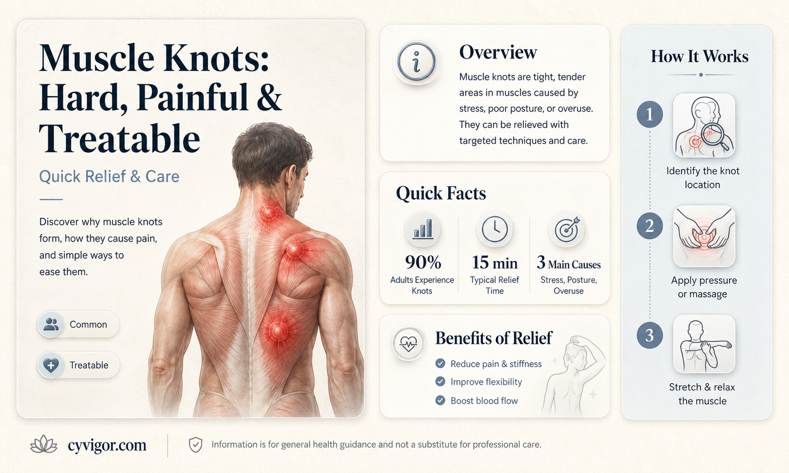 are muscle knots hard