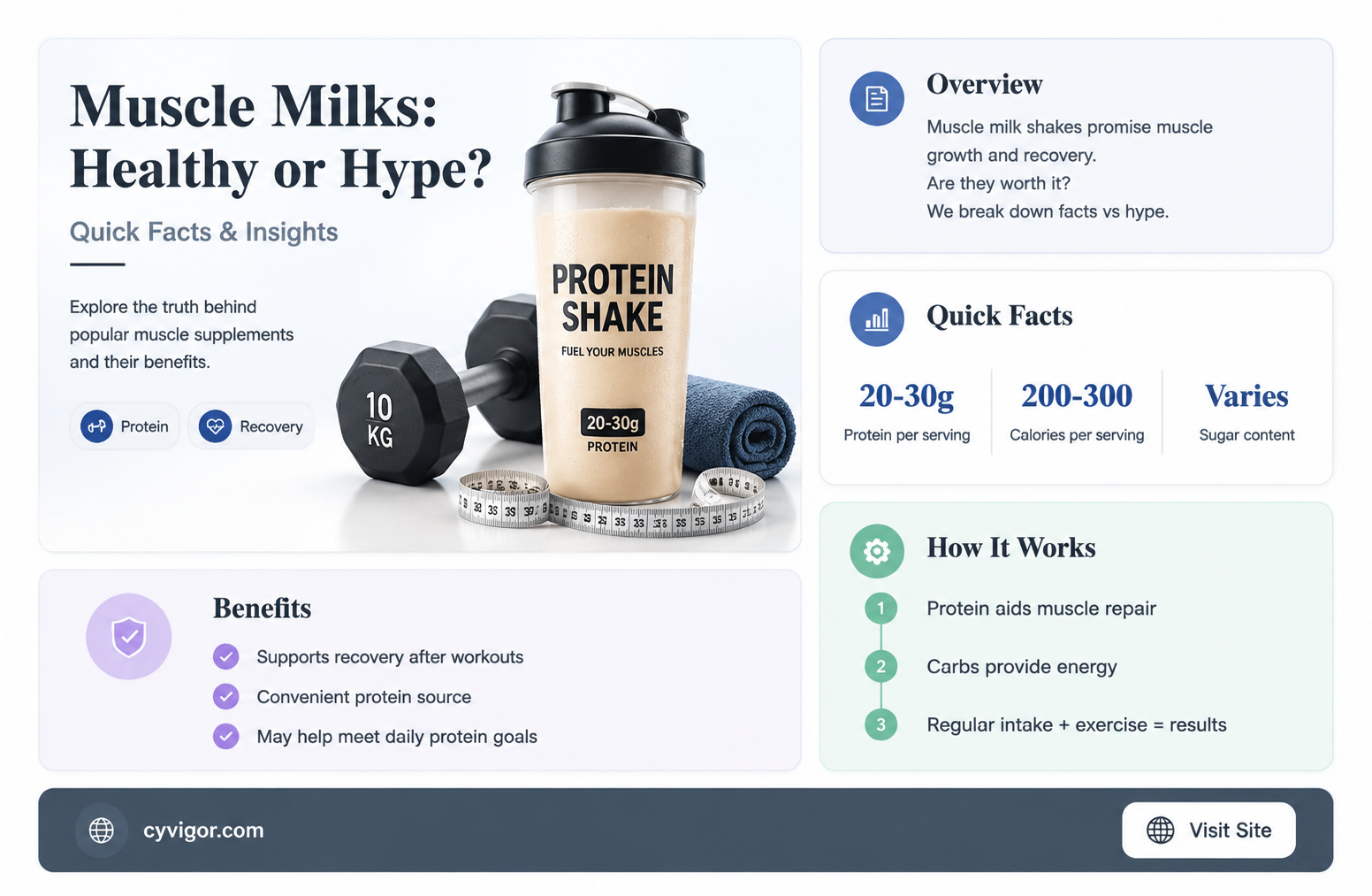 are muscle milks healthy